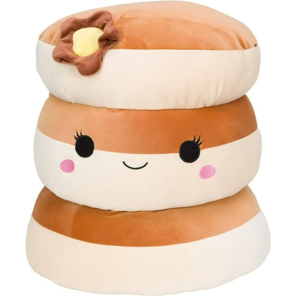 Squishmallows Other - Squishmallows 12-Inch Rayen Pancake 3-Stack With Butter Flower